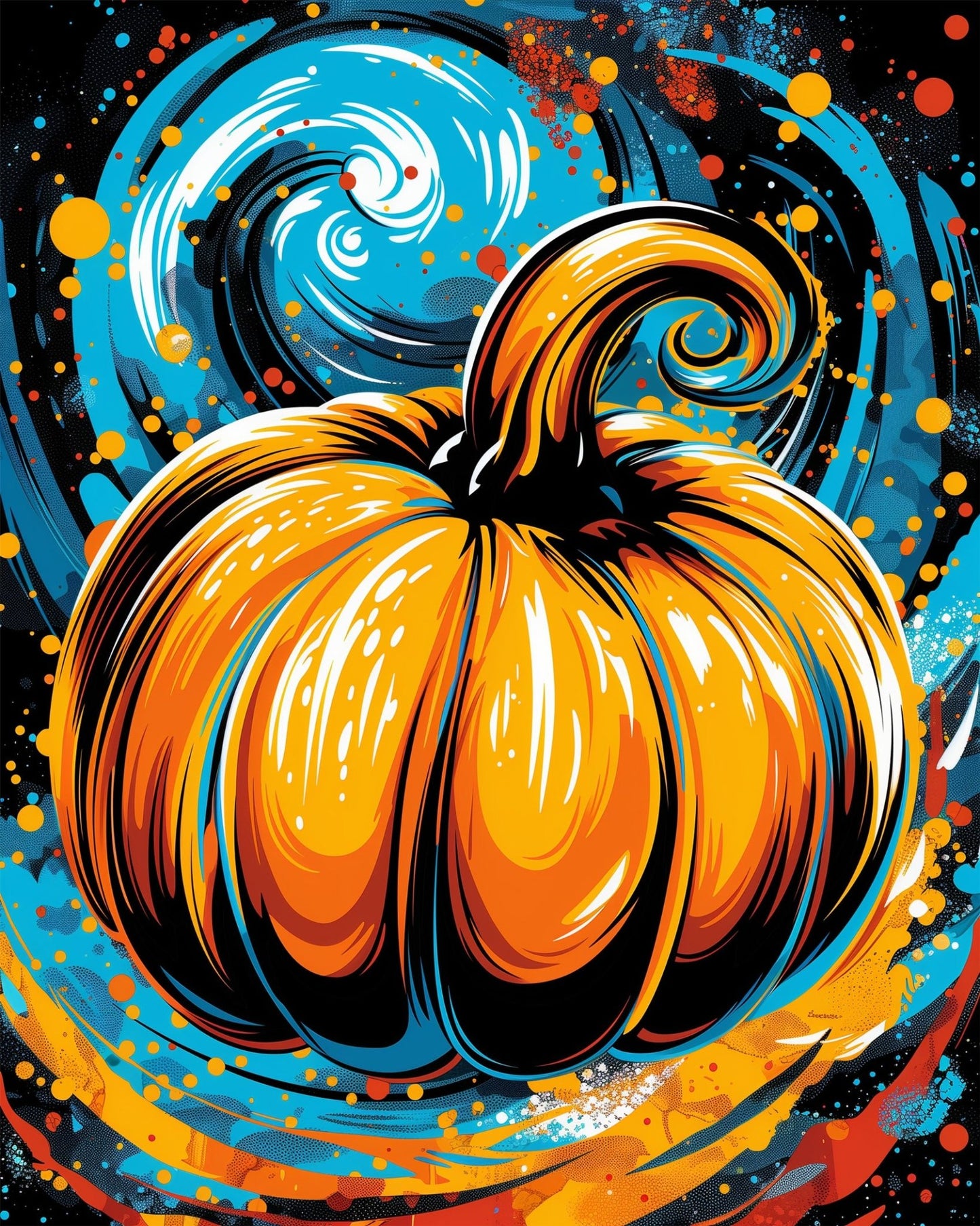 Pumpkin Vortex - Halloween - miicreative