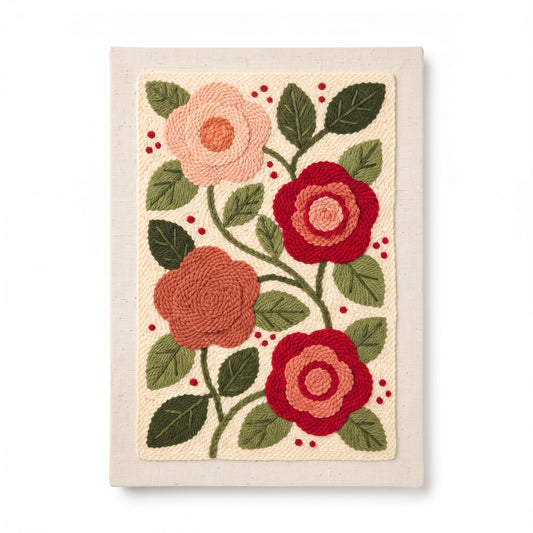 Crimson Rose Garden - Vertical Edition
