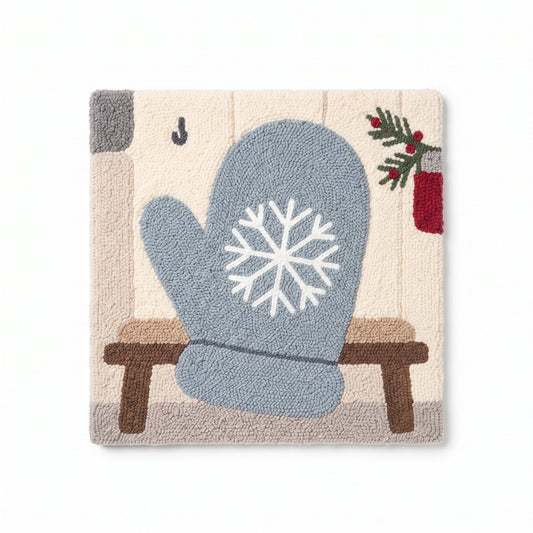 Cozy Wool Mitten - Square Edition