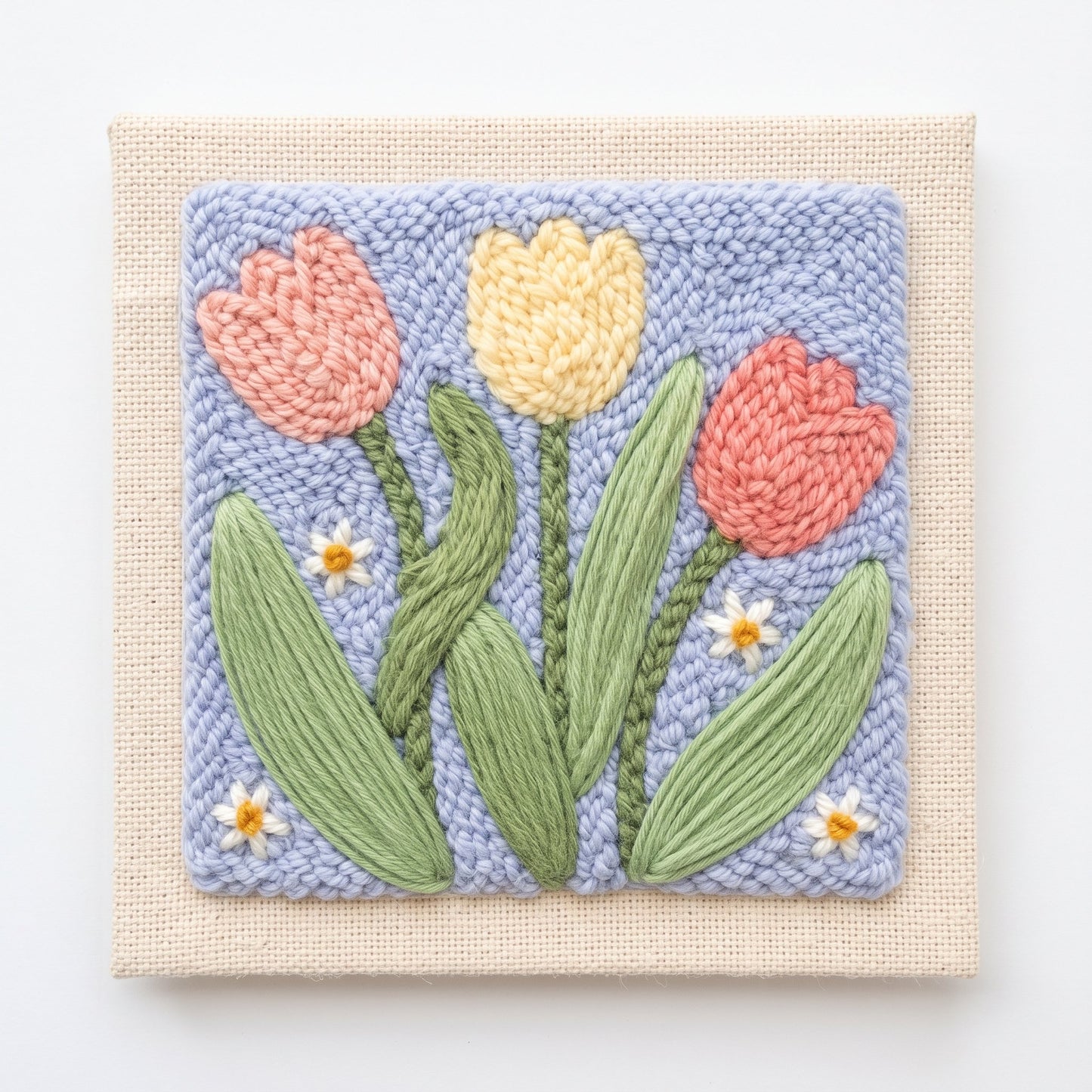 Pastel Tulip Meadow – Square Edition