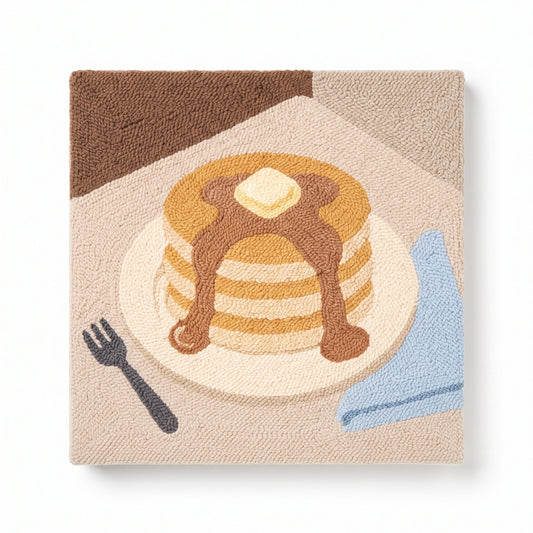 Morning Pancake Stack - Square Edition