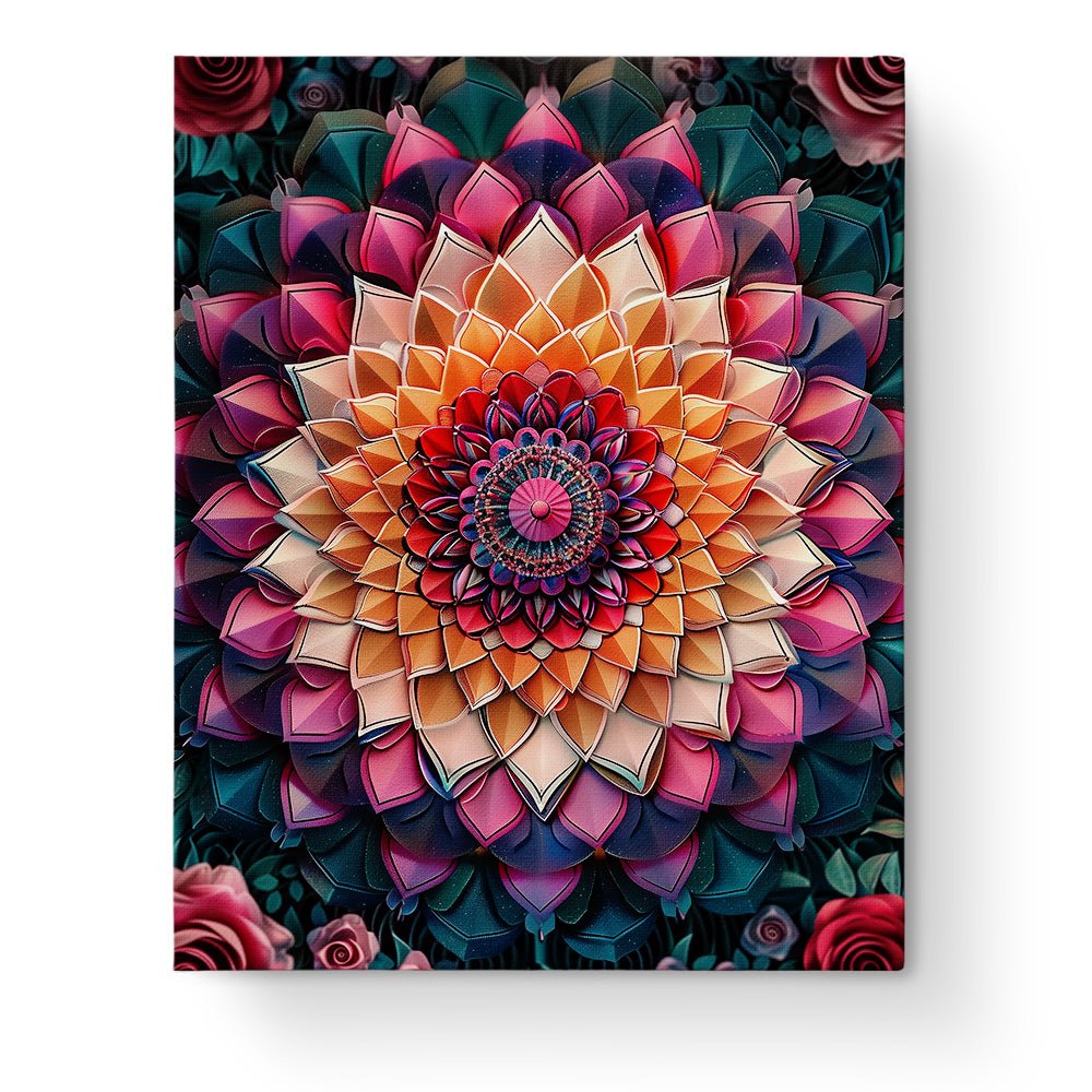 Radiant Blossom - Mandalas - miicreative