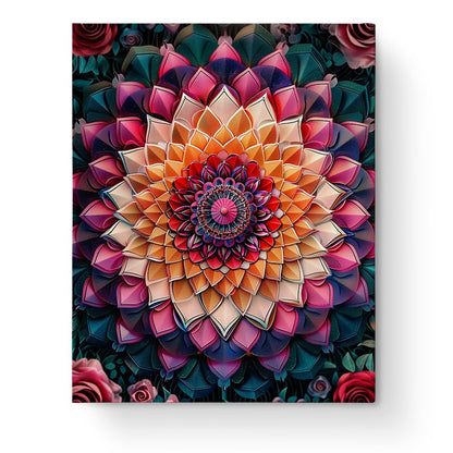 Radiant Blossom - Mandalas - miicreative