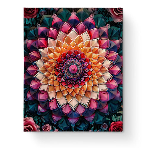 Radiant Blossom - Mandalas - miicreative