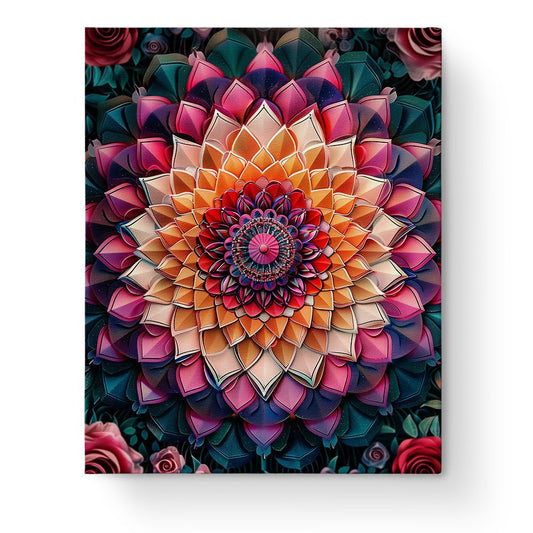 Radiant Blossom - Mandalas - miicreative