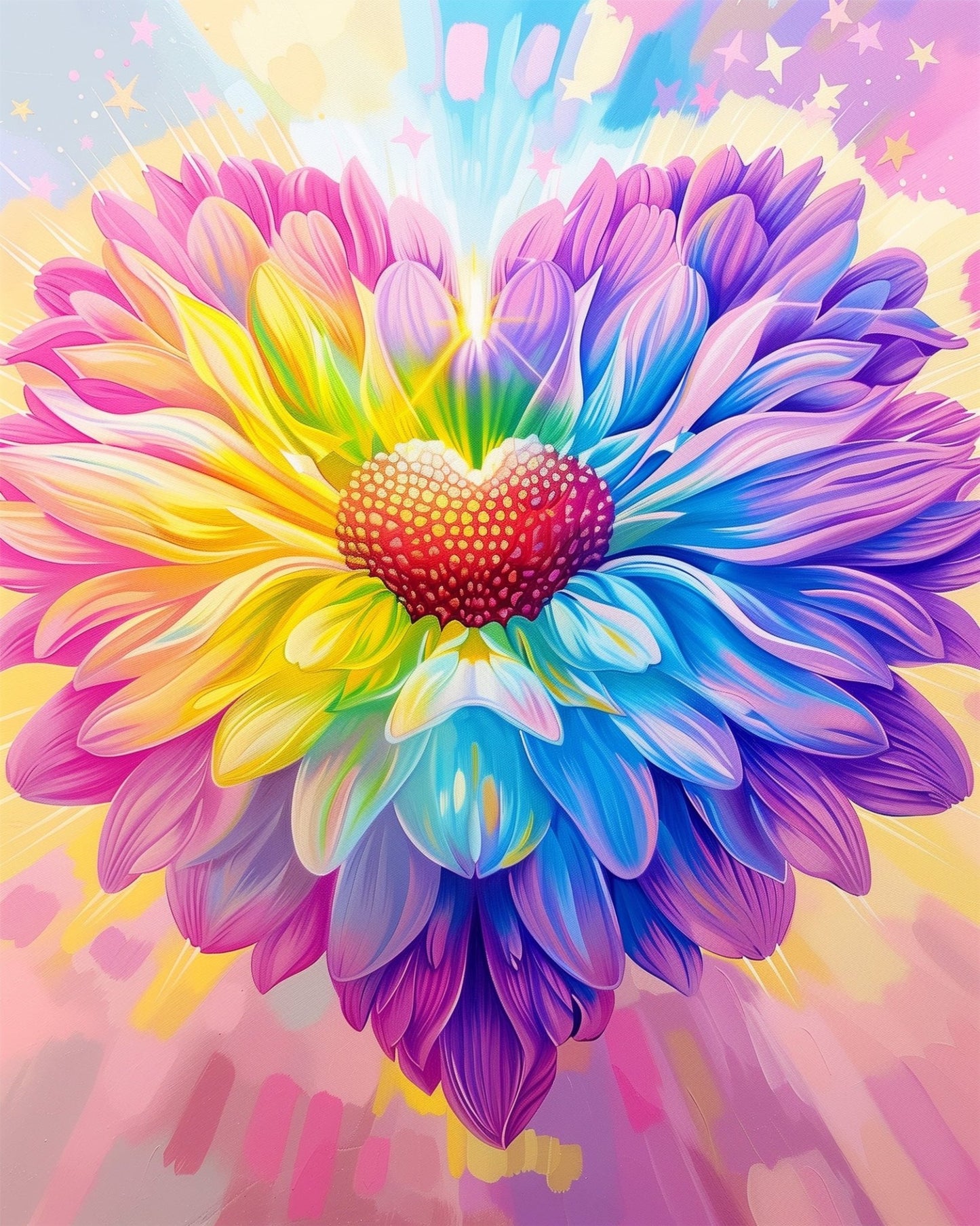 Radiant Floral Heart - Meditation - miicreative