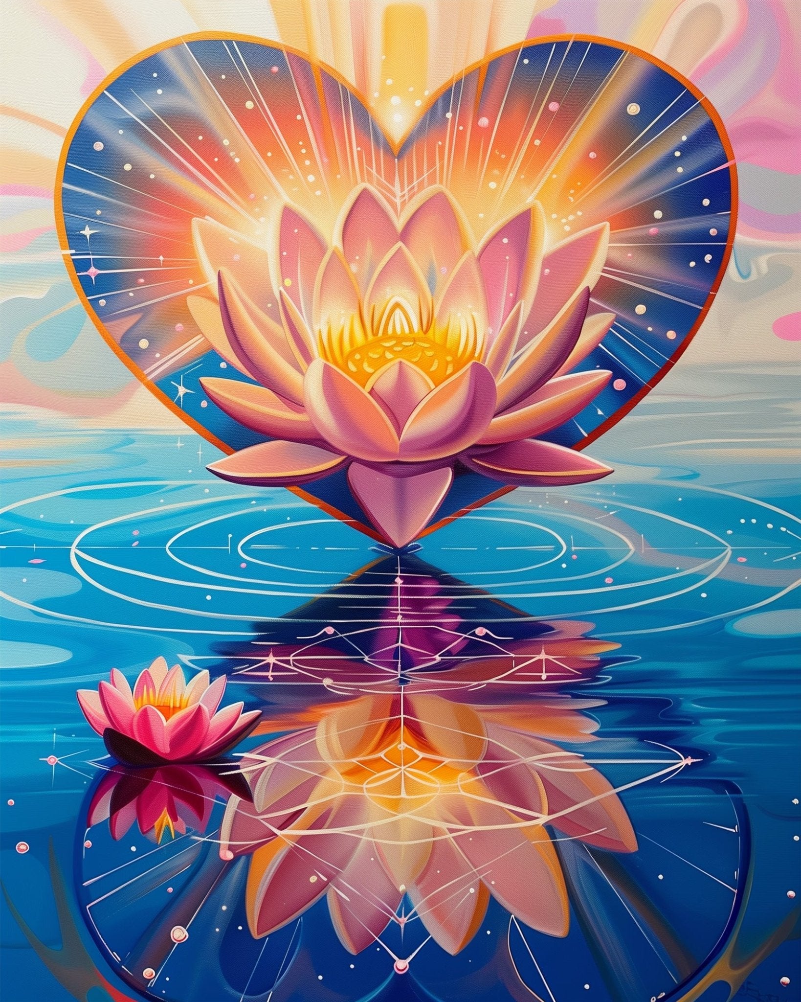 Radiant Lotus Harmony - Meditation - miicreative