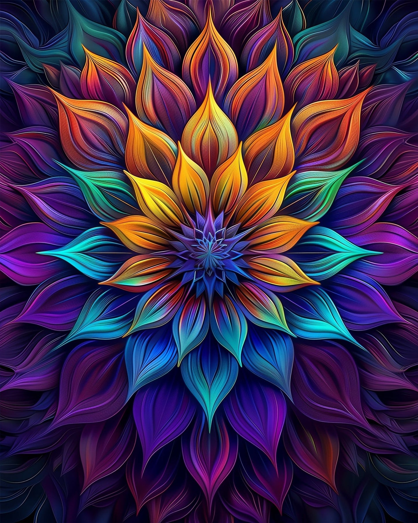 Radiant Lotus - Mandalas - miicreative