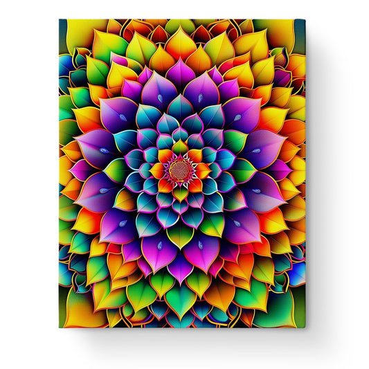 Rainbow Blossom - Mandalas - miicreative