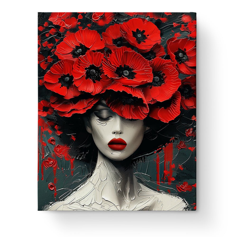 Red Poppies Radiance - Floral Women - miicreative