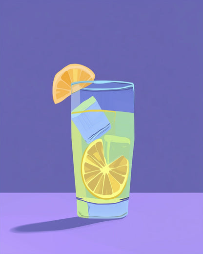 Refreshing Lemonade Glass - Minimalistic - miicreative