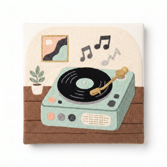 Retro Record Player - Square Edition - miicreative