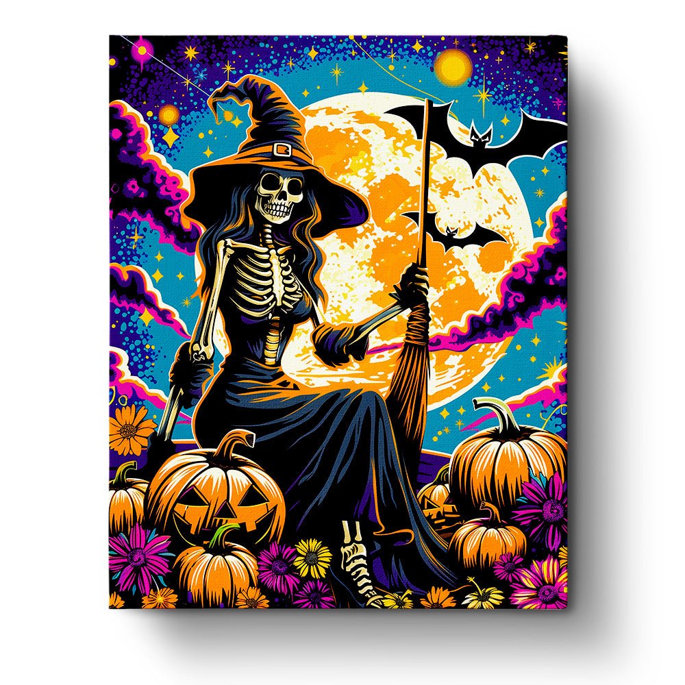 Skeletal Witch Enchantment - Halloween - miicreative