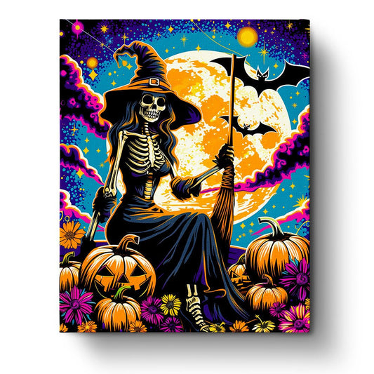 Skeletal Witch Enchantment - Halloween - miicreative