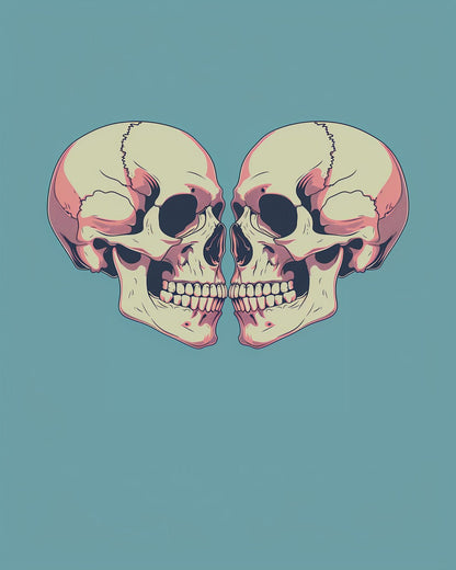 Skeleton Twins - miicreative - Paint by Numbers fixed Kit