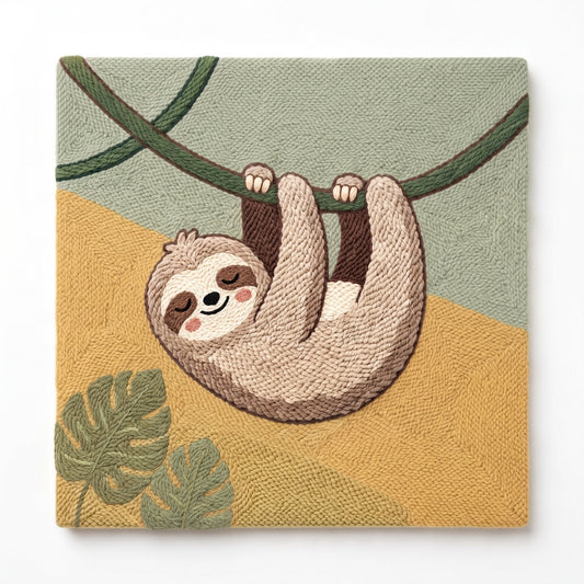 Sleepy Sloth - Square Edition - miicreative
