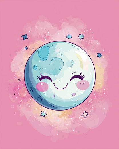Smiling Moon - Galaxies - miicreative