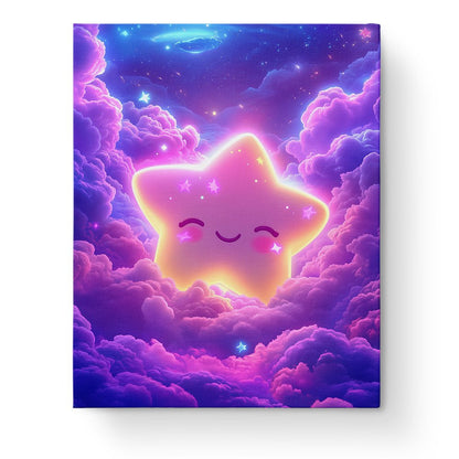 Smiling Star in Cosmic Clouds - Galaxies - miicreative