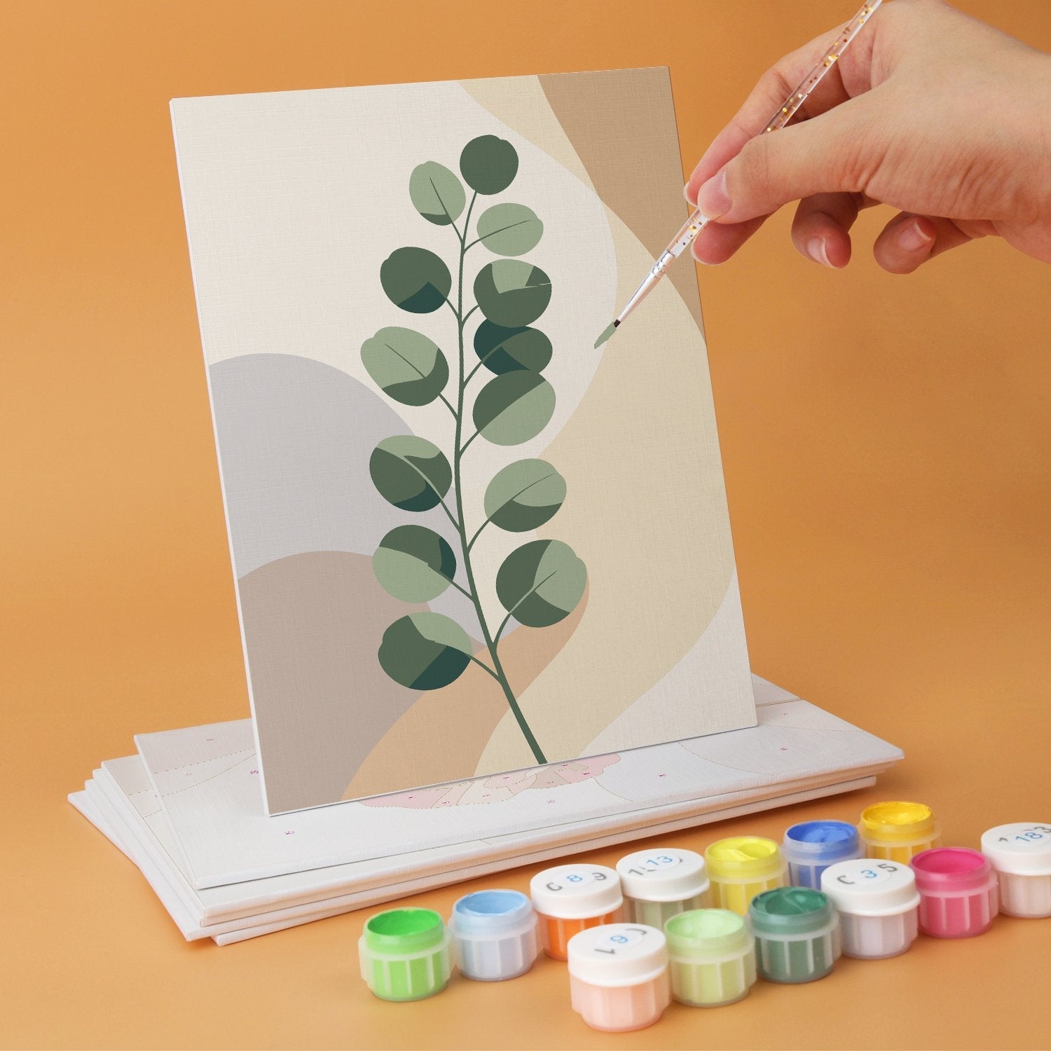 Soft Botanicals – Set of 6 Mini Paintings - miicreative