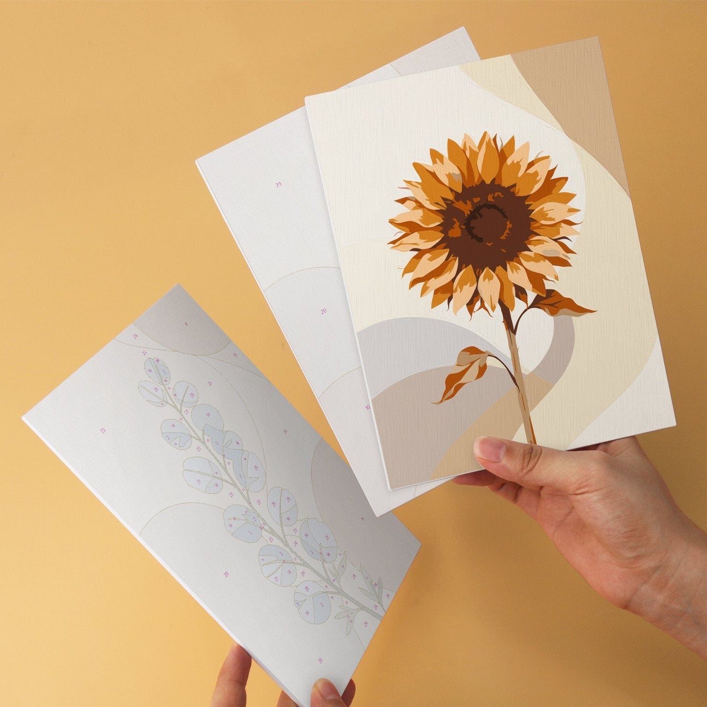 Soft Botanicals – Set of 6 Mini Paintings - miicreative