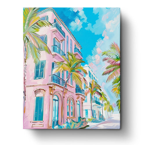 South Florida Charm - miicreative - Paint by Numbers Fixed Kit - Pre-designed Kit