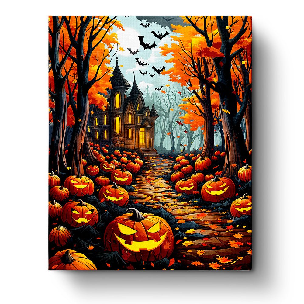 Spooky Pumpkin Path - Halloween - miicreative