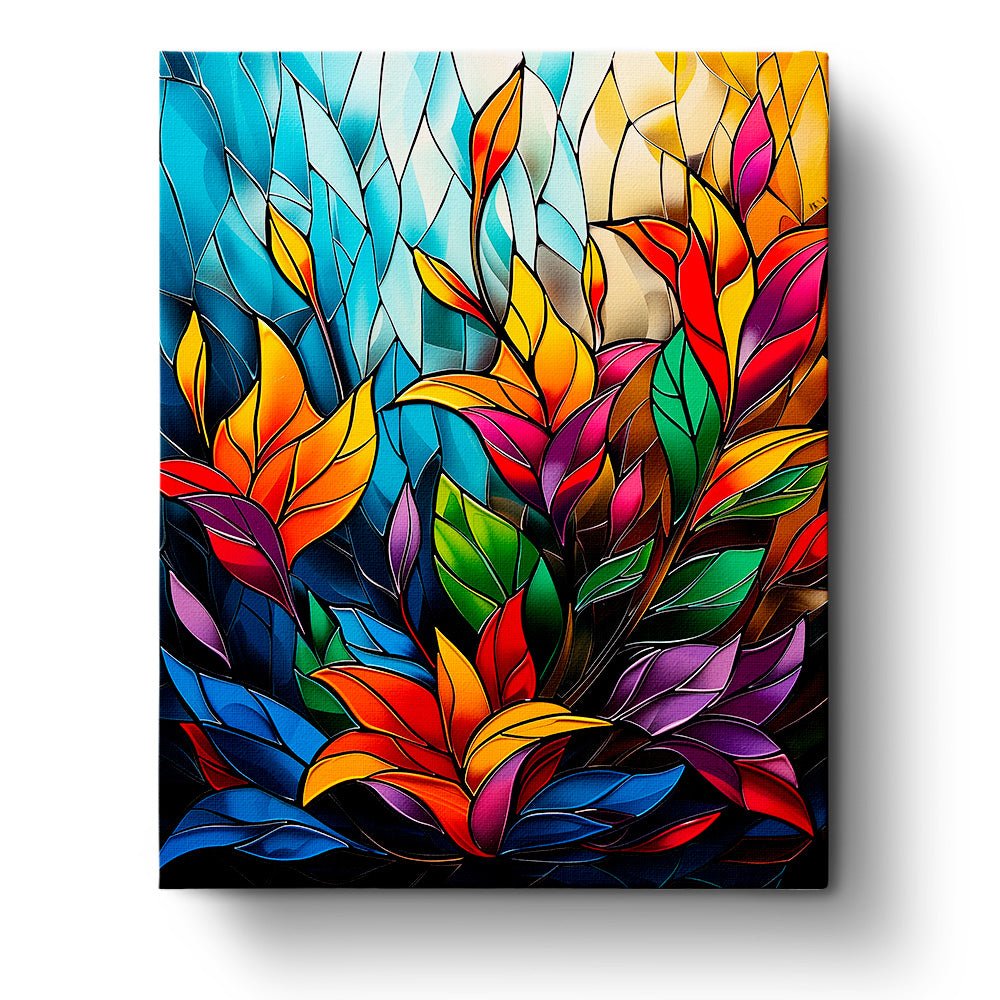 Stained Glass Serenity - Meditation - miicreative
