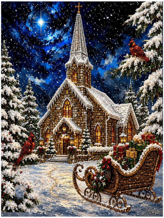 Starlight Chapel - Pearl Painting - miicreative