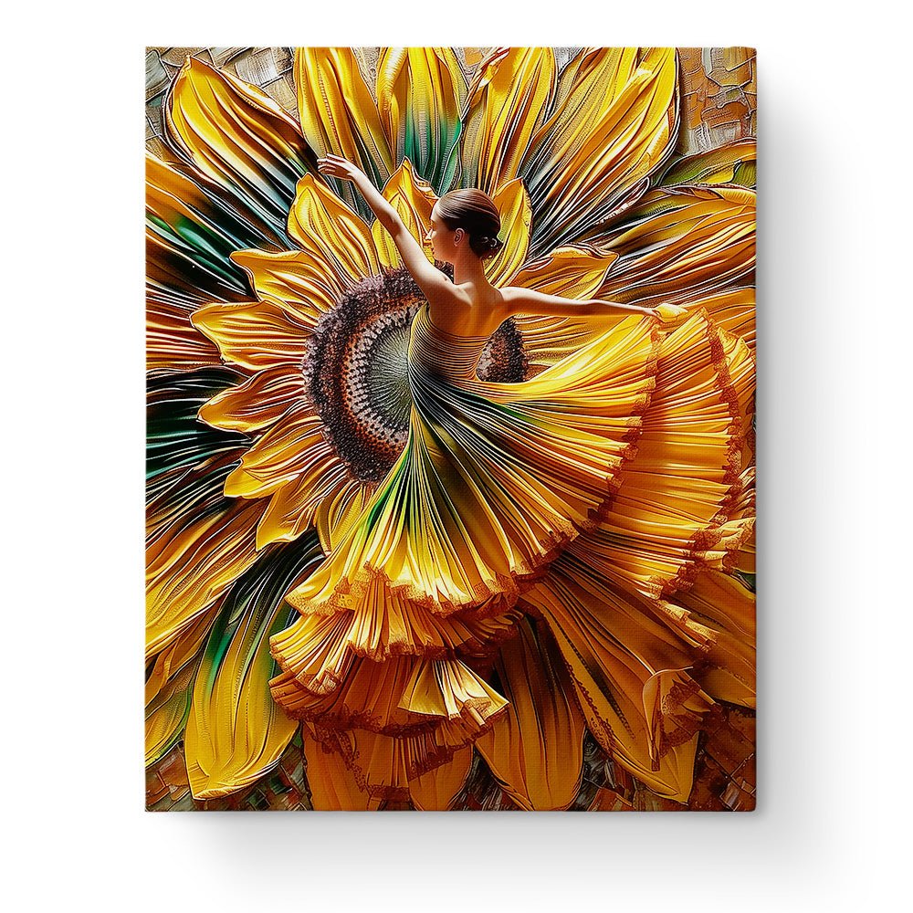 Sunflower Elegance - Floral Women - miicreative