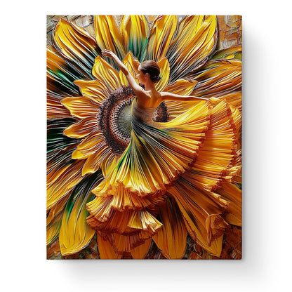 Sunflower Elegance - Floral Women - miicreative
