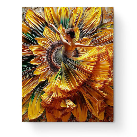 Sunflower Elegance - Floral Women - miicreative