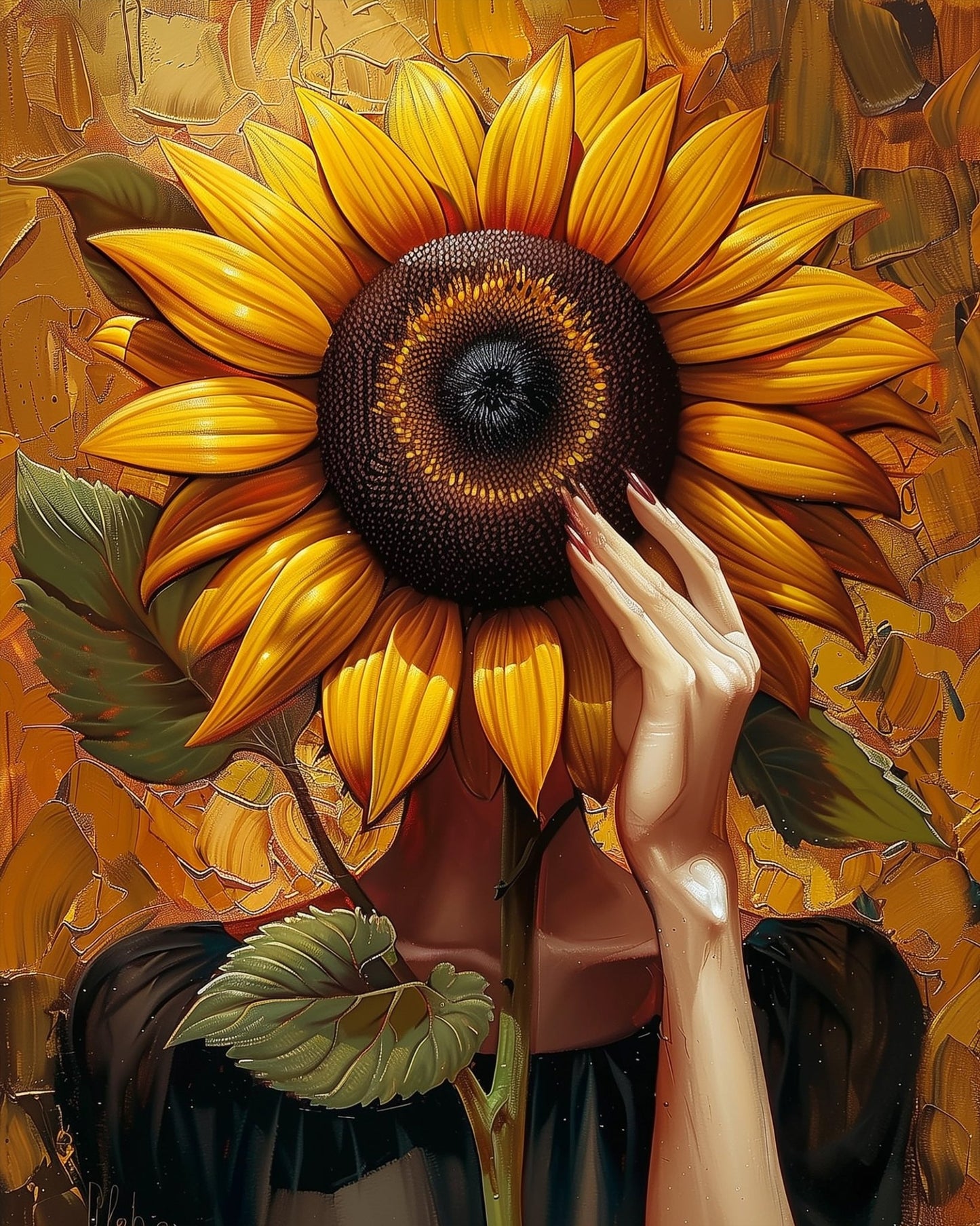 Sunflower Serenity - Floral Women - miicreative