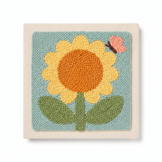 Sunlit Butterfly Bloom – Square Edition - miicreative