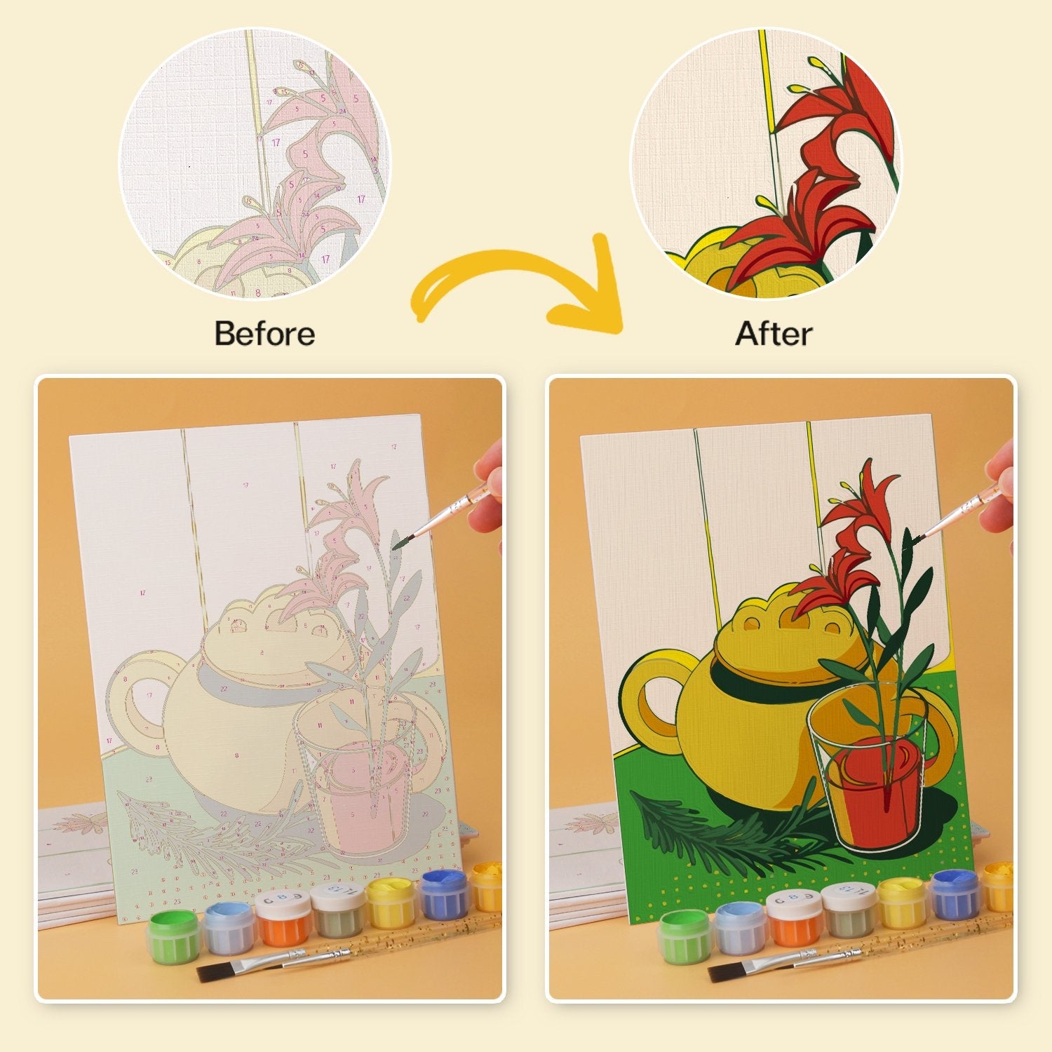 Sunlit Still Life – Set of 6 Mini Paintings - miicreative