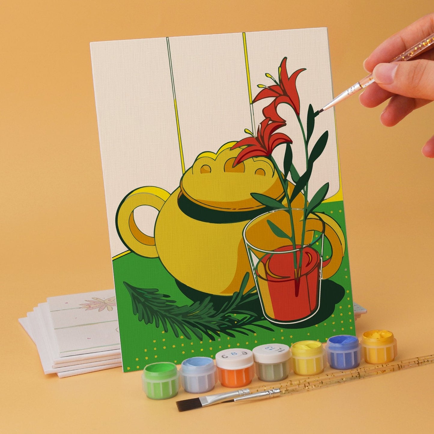 Sunlit Still Life – Set of 6 Mini Paintings - miicreative