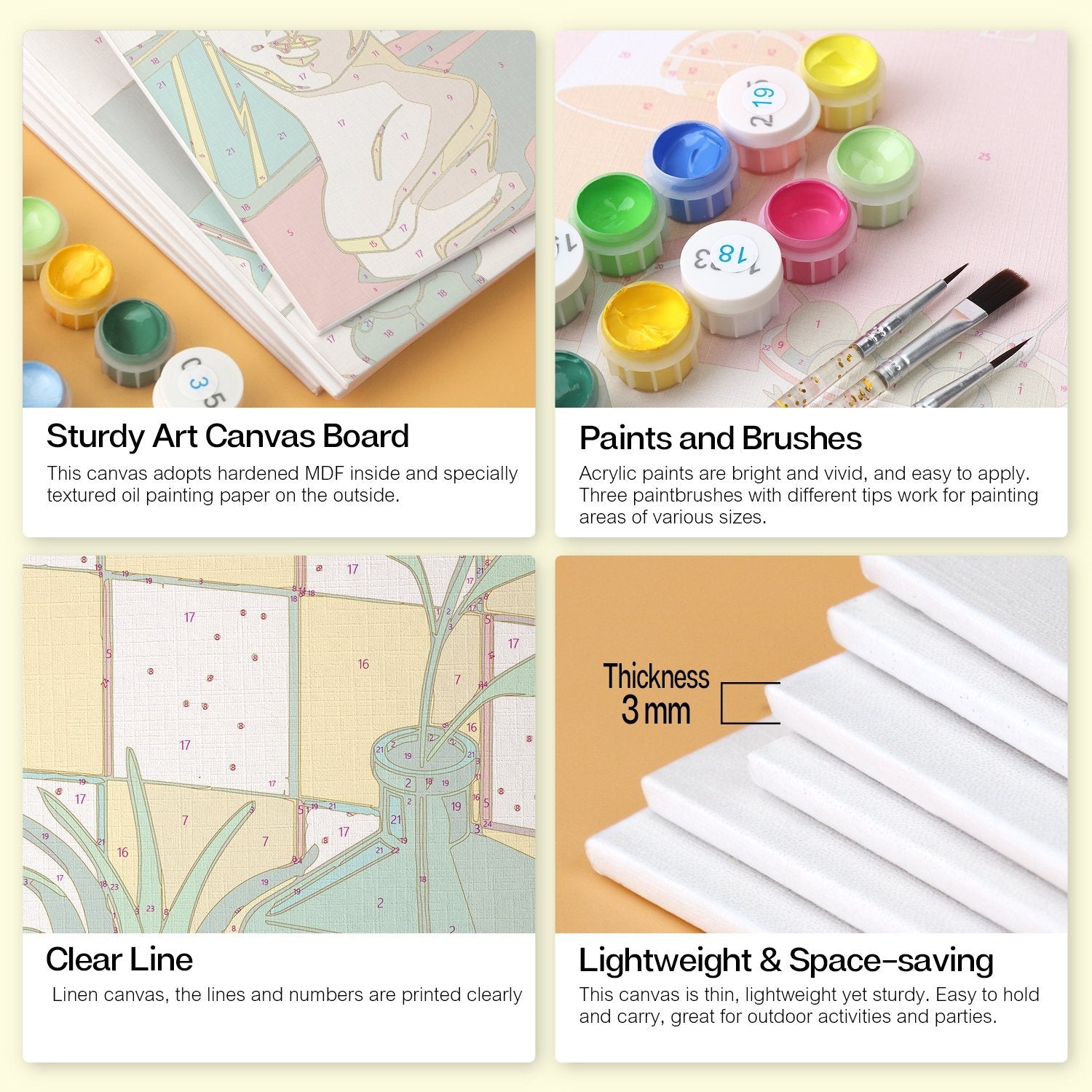 Sunlit Still Life – Set of 6 Mini Paintings - miicreative