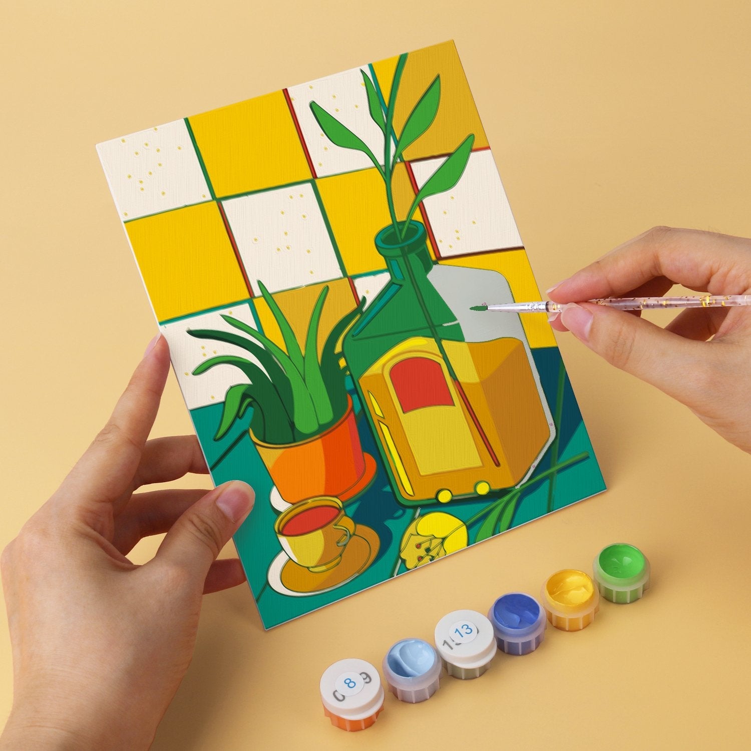 Sunlit Still Life – Set of 6 Mini Paintings - miicreative