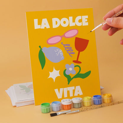 Sunny Side & Spritz – Set of 6 Mini Paintings - miicreative