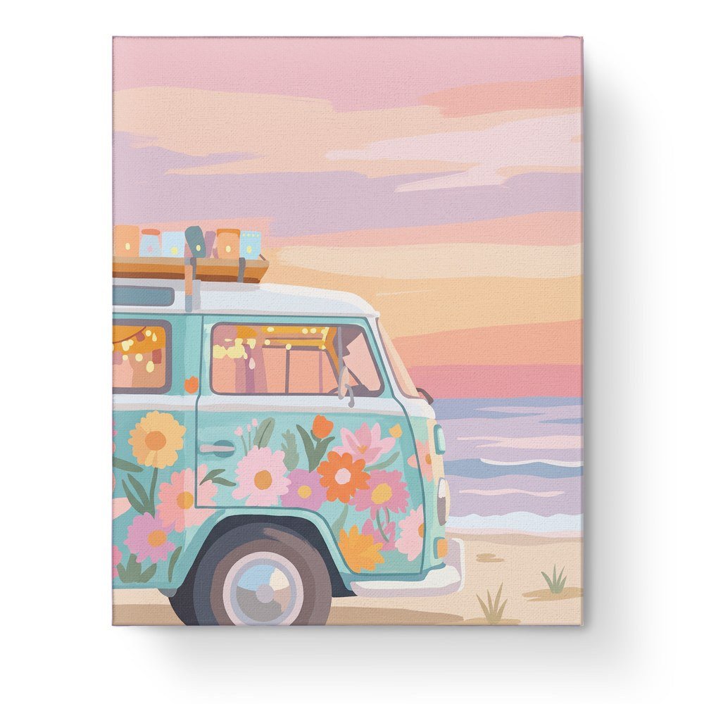 Sunset Floral Cruiser - Bohemian Vibes - miicreative