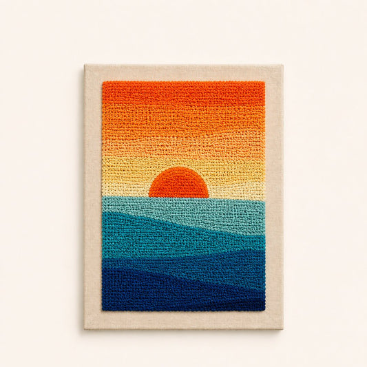 Sunset Over Blue - Vertical Edition - miicreative