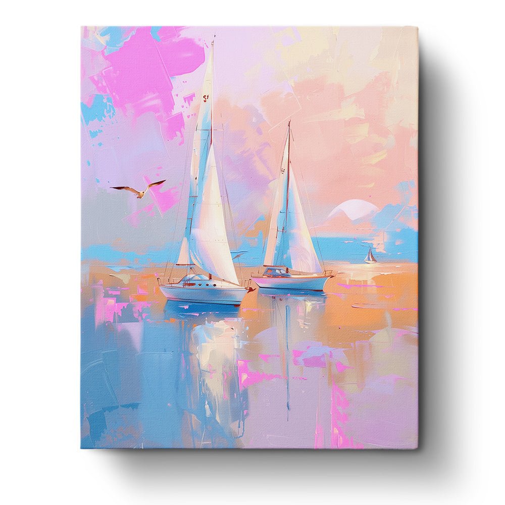 Sunset Sailboats - USA - miicreative