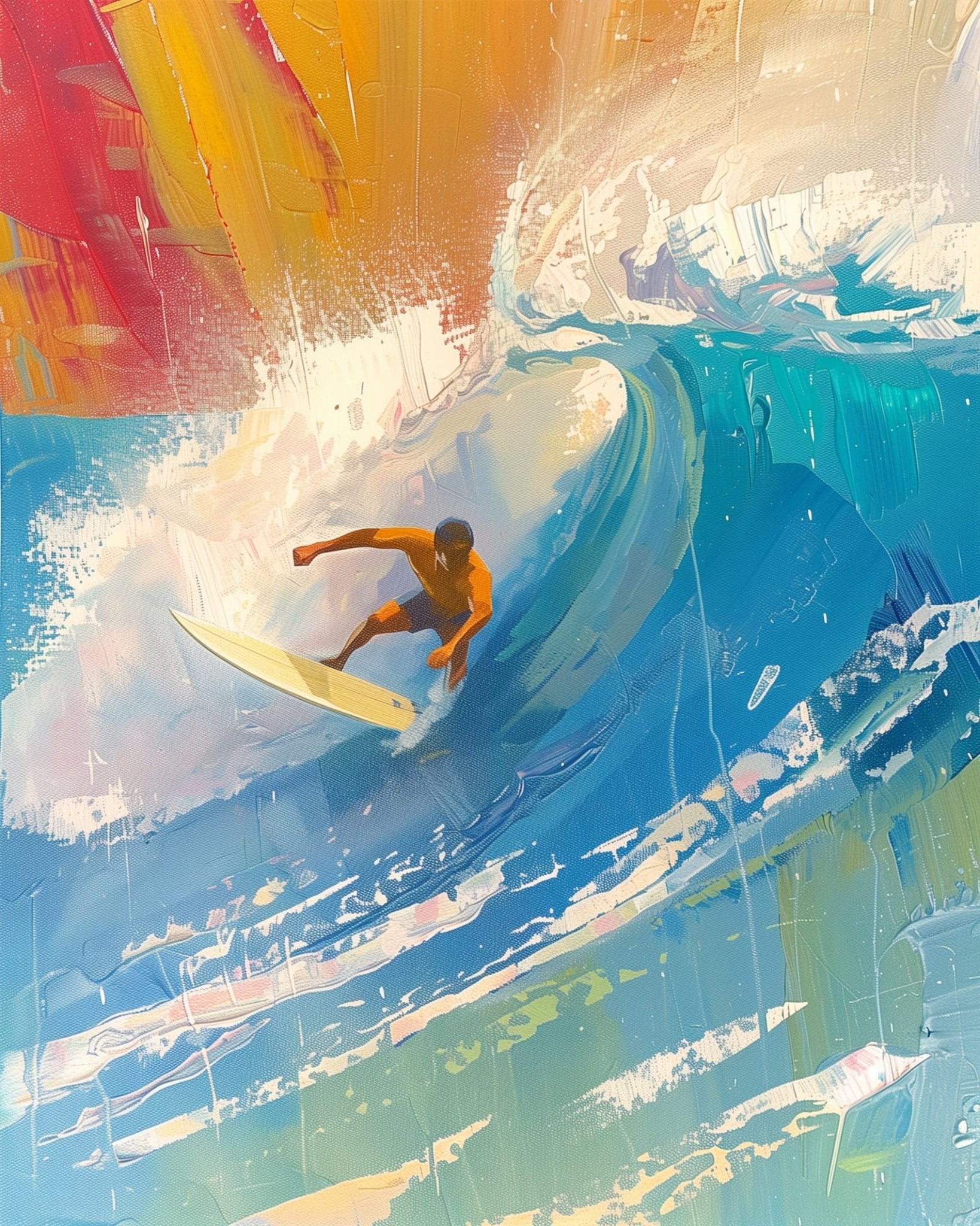Sunset Surfing Adventure - USA - miicreative