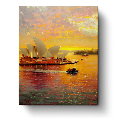 Sydney Opera - miicreative - Paint by Numbers fixed Kit