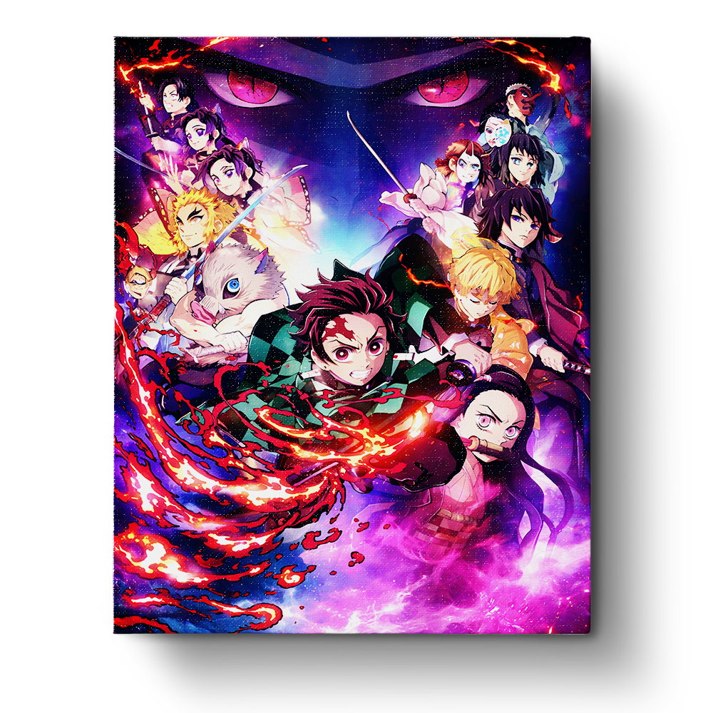 Tanjiro and Nezuko Epic Battle - Anime - miicreative