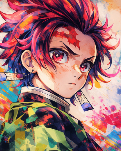 Tanjiro Determination - Anime - miicreative