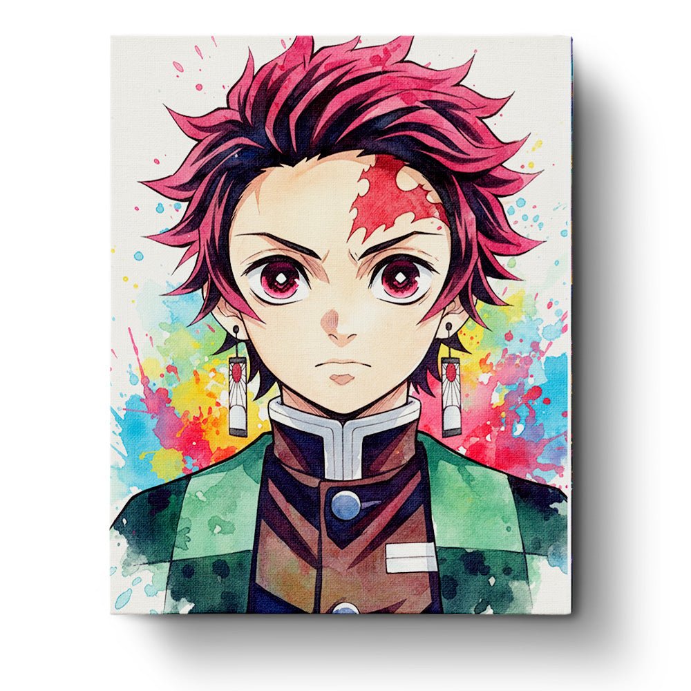 Tanjiro Intense Focus - Anime - miicreative