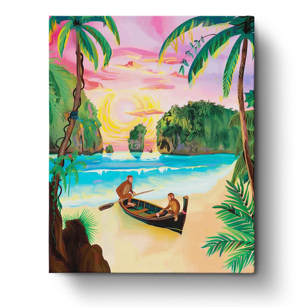 Thailand Beach - miicreative - Paint by Numbers Fixed Kit - Pre-designed Kit