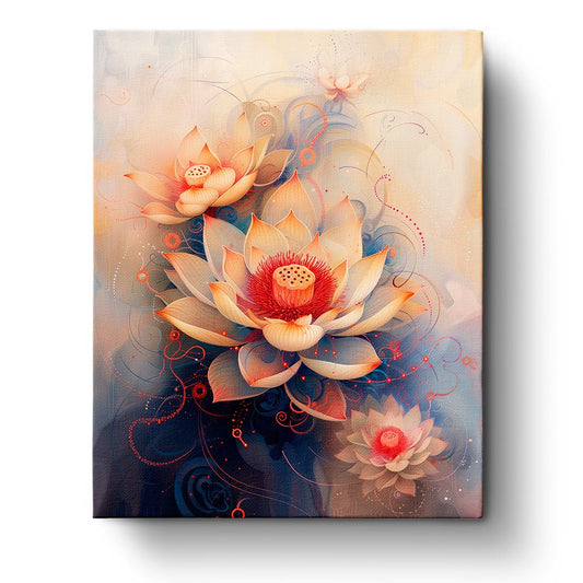 Tranquil Lotus Harmony - Bohemian Vibes - miicreative