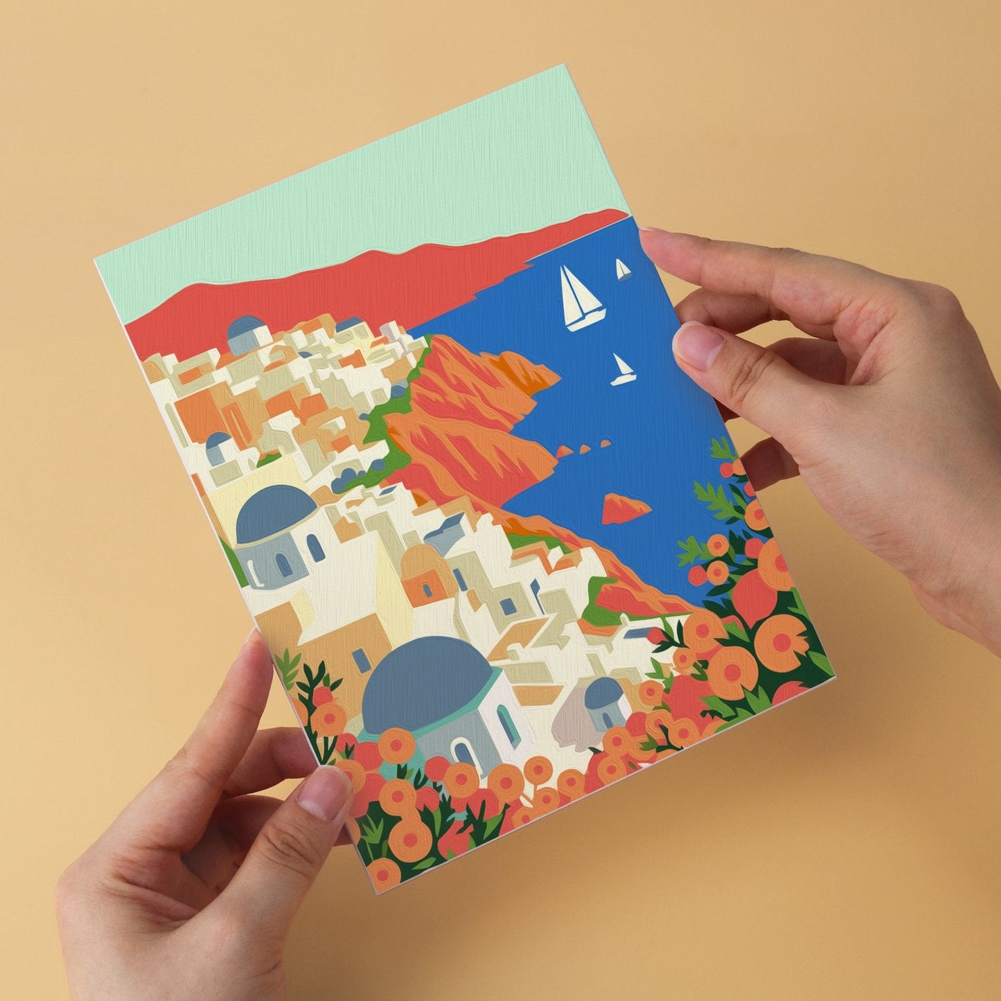 Travel Views – Set of 6 Mini Paintings - miicreative