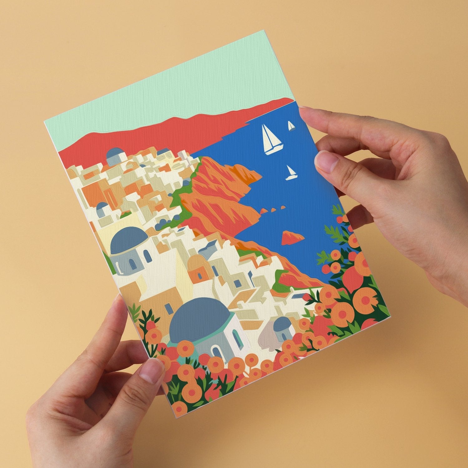 Travel Views – Set of 6 Mini Paintings - miicreative